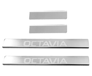 SKODA OCTAVIA 3 A7 2013+ ΜΑΡΣΠΙΕ ΕΣΩΤΕΡΙΚΑ ΑΥΤΟΚΟΛΛΗΤΑ ΑΠΟ ΑΤΣΑΛΙ ΜΕ GLOSS ΦΙΝΙΡΙΣΜΑ (ΚΑΘΡΕΠΤΗΣ) - 4 ΤΕΜ.
