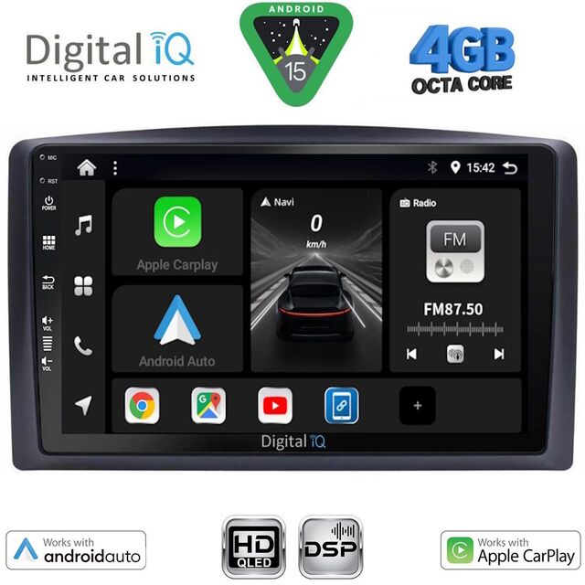 DIGITAL IQ BXF 16421_CPAA (10inc) MULTIMEDIA TABLET for MERCEDES VITO – VIANO (W447) mod. 2015-2022