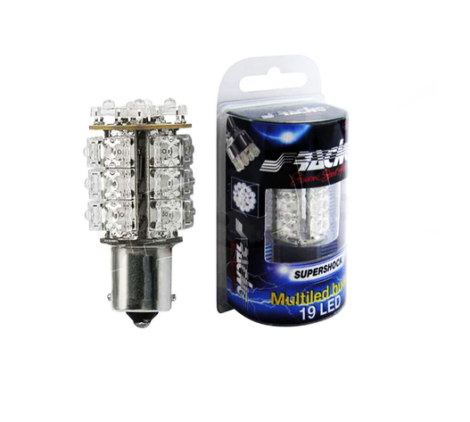 ΛΑΜΠΑΚΙ ΜΟΝΟΠΟΛΙΚΟ 20 LED 12V ΛΕΥΚΟ SIMONI RACING - 1 TEM.
