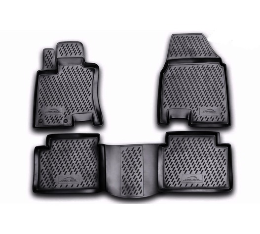 ΠΑΤΑΚΙΑ ΣΕ ΣΚΑΦΗ TPE ΛΑΣΤΙΧΟ ΓΙΑ NISSAN QASHQAI+2 09/2008-2014  ΣΕ ΜΑΥΡΟ ΧΡΩΜΑ NOVLINE - 4 ΤΕΜ.