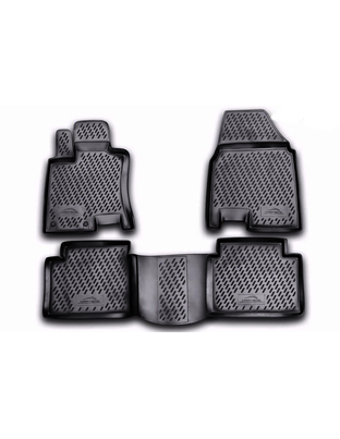 ΠΑΤΑΚΙΑ ΣΕ ΣΚΑΦΗ TPE ΛΑΣΤΙΧΟ ΓΙΑ NISSAN QASHQAI+2 09/2008-2014  ΣΕ ΜΑΥΡΟ ΧΡΩΜΑ NOVLINE - 4 ΤΕΜ.