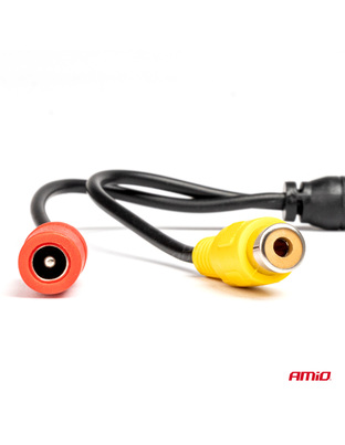 Amio - ΚΑΜΕΡΑ ΟΠΙΣΘΟΠΟΡΕΙΑΣ 12V LED ME NYΧΤΕΡΙΝΗ ΛΗΨΗ HD-305 - 1 TEM. (03527/AM)