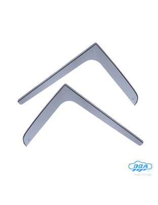 ΖΕΥΓΑΡΙ ΜΠΡΟΣΤΙΝΟΙ ΑΝΕΜΟΘΡΑΥΣΤΕΣ ΓΙΑ FORD TRANSIT 2/3/4D 1986-2000 ΑΠΟ ΕΥΚΑΜΠΤΟ ΧΥΤΟ ΑΚΡΥΛΙΚΟ ΓΥΑΛΙ (CAST ACRYLIC GLASS) DGA - 2 ΤΕΜ.