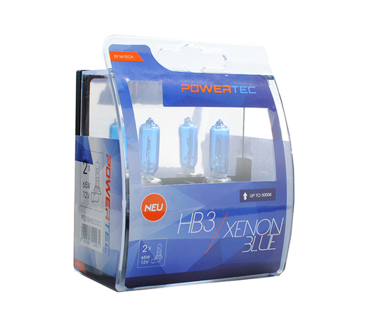 HB3 12V 65W P20d 5.000K POWERTEC XENON BLUE 2ΤΕΜ. M-TECH