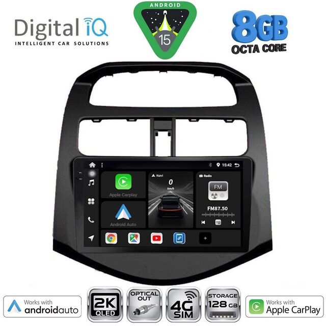 DIGITAL IQ BXK 20078A_CPAA (9inc) MULTIMEDIA TABLET for CHEVROLET SPARK mod. 2009-2015