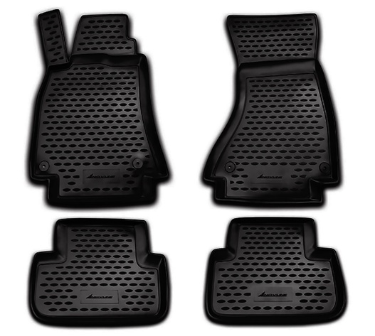 ΠΑΤΑΚΙΑ ΣΕ ΣΚΑΦΗ TPE ΛΑΣΤΙΧΟ ΓΙΑ AUDI A4 11/2007-10/2015  ΣΕ ΜΑΥΡΟ ΧΡΩΜΑ NOVLINE - 4 ΤΕΜ.
