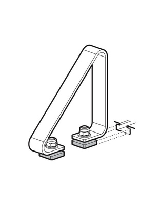STOP ΠΛΑΙΝΑ ΓΙΑ ΜΠΑΡΕΣ ΑΛΟΥΜΙΝΙΟΥ KARGO-PLUS KP-4 10cm NORDRIVE - 2 ΤΕΜ.