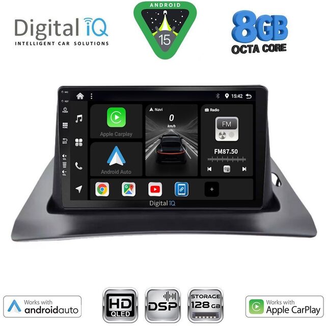 DIGITAL IQ BXF 18550_CPAA (9inc) MULTIMEDIA TABLET for RENAULT KANGOO mod. 2010-2021