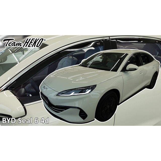 Heko – Ανεμοθραύστες Παραθύρων για BYD Seal 6 Sedan 4πορτο 2024 > (Εμπρός & Πίσω) – 4 Τεμ. (ANEM.SET11318)
