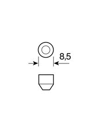ΛΑΜΠΑΚΙΑ ΜΩΒ ΣΩΛΗΝΩΤΑ 12V/C10W 35mm