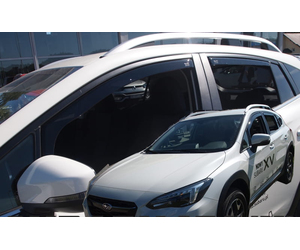ΑΝΕΜΟΘΡΑΥΣΤΕΣ ΓΙΑ SUBARU XV 5D 2018+  ΣΕΤ ΑΥΤΟΚΙΝΗΤΟΥ ΑΠΟ ΕΥΚΑΜΠΤΟ ΦΙΜΕ ΠΛΑΣΤΙΚΟ HEKO - 4 ΤΕΜ.