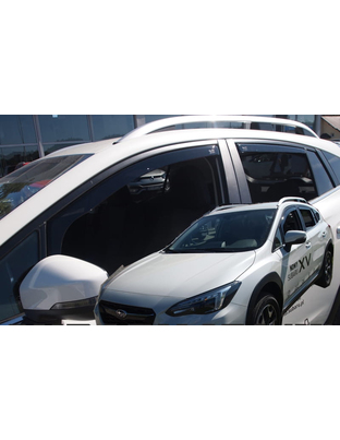 ΑΝΕΜΟΘΡΑΥΣΤΕΣ ΓΙΑ SUBARU XV 5D 2018+  ΣΕΤ ΑΥΤΟΚΙΝΗΤΟΥ ΑΠΟ ΕΥΚΑΜΠΤΟ ΦΙΜΕ ΠΛΑΣΤΙΚΟ HEKO - 4 ΤΕΜ.