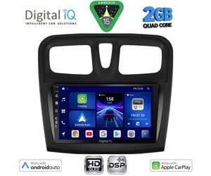 DIGITAL IQ BXC 3108SQ_CPAA (9inc) MULTIMEDIA TABLET for DACIA LOGAN – SANDERO mod. 2012-2019