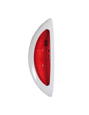 ΦΩΤΑ ΟΓΚΟΥ ΦΟΡΤΗΓΟΥ 12/24V 4SMD LED 1ΤΕΜ. ΛΕΥΚΟ-ΚΟΚΚΙΝΟ ΣΕ ΛΕΥΚΟ ΠΛΑΙΣΙΟ