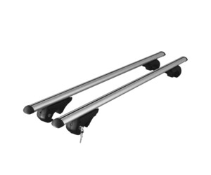 ΜΠΑΡΕΣ ΟΡΟΦΗΣ ΑΛΟΥΜΙΝΙΟΥ BRIO XL 135 cm ΣΕ ΑΣΗΜΙ ΧΡΩΜΑ ΓΙΑ ΟΡΟΦΗ ΜΕ RAISED RAILS MENABO - 2 ΤΕΜ.