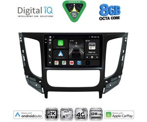 DIGITAL IQ BXK 20437_CPAA CLIMA (9inc) MULTIMEDIA TABLET for MITSUBISHI L200 mod. 2015-2019 with CLIMA