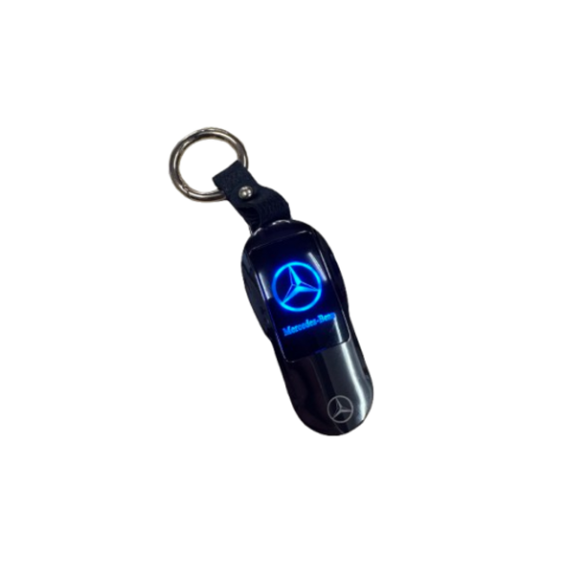 Αναπτήρας Μπρελόκ με Usb, επαναφορτιζόμενος & φωτιζόμενο λογότυπο - Mercedes -Benz