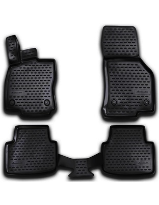 ΠΑΤΑΚΙΑ ΣΕ ΣΚΑΦΗ TPE ΛΑΣΤΙΧΟ ΓΙΑ SKODA OCTAVIA 3 A7 ACTIVE / AMBITION STYLE 2013-2020 / OCTAVIA A8 2020+  ΣΕ ΜΑΥΡΟ ΧΡΩΜΑ NOVLINE - 4 ΤΕΜ.