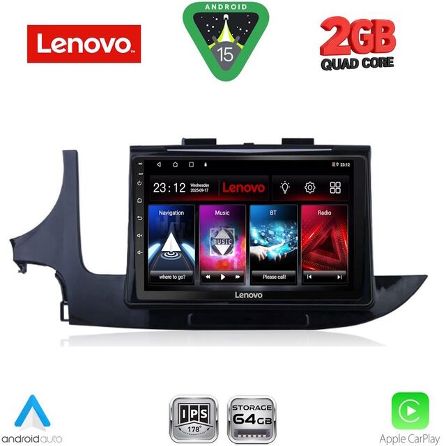 LENOVO LVD 2497_CPA (9inc) MULTIMEDIA TABLET for OPEL MOKKA mod. 2016-2021
