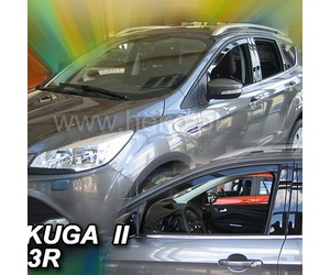 ΑΝΕΜΟΘΡΑΥΣΤΕΣ ΓΙΑ FORD KUGA 2 / VIGNALE 5D 2012+ ΖΕΥΓΑΡΙ ΑΠΟ ΕΥΚΑΜΠΤΟ ΦΙΜΕ ΠΛΑΣΤΙΚΟ HEKO - 2 ΤΕΜ.