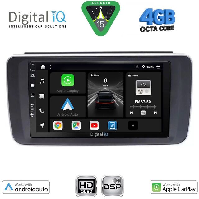 DIGITAL IQ BXF 16473_CPAA (9inc) MULTIMEDIA TABLET for NISSAN LEAF mod. 2018-2026