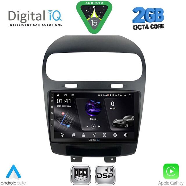 DIGITAL IQ RSF 4144_CPA (9inc) MULTIMEDIA TABLET for FIAT FREEMONT mod. 2008-2020