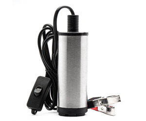 Amio - Αντλία Αναρρόφησης Υγρών Ηλεκτρική 24V 60W διαμέτρου 51mm με παροχή 25L/min για άντληση πετρελαίου και λαδιού με υψηλή απόδοση και εύκολη χρήση σε δεξαμενές - 1 Τεμ. (02069/AM)