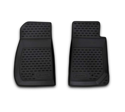 ΠΑΤΑΚΙΑ ΣΕ ΣΚΑΦΗ TPE ΛΑΣΤΙΧΟ ΓΙΑ JEEP WRANGLER 3D 2007-2018  ΣΕ ΜΑΥΡΟ ΧΡΩΜΑ NOVLINE - 2 ΤΕΜ.