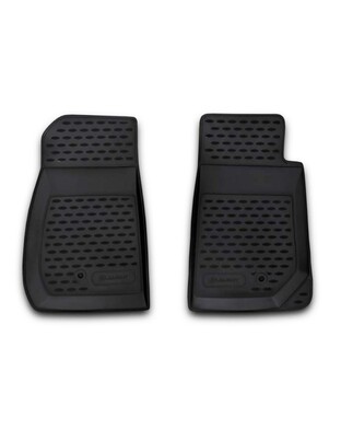 ΠΑΤΑΚΙΑ ΣΕ ΣΚΑΦΗ TPE ΛΑΣΤΙΧΟ ΓΙΑ JEEP WRANGLER 3D 2007-2018  ΣΕ ΜΑΥΡΟ ΧΡΩΜΑ NOVLINE - 2 ΤΕΜ.