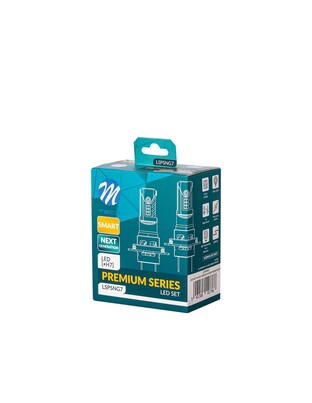 M-Tech - Λάμπες LED H7 τάση λειτουργίας 12V απόδοσης 35W 6.000K 4.000lm CANBUS CSP3570 Premium Smart Series κάλυψη 360 μοιρών για Προτζέκτορες για Επιβατικά Αυτοκίνητα - 2 τεμ. (LSPS7H7)