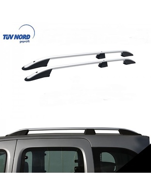 ΜΠΑΡΕΣ ΟΡΟΦΗΣ ΓΙΑ MERCEDES CITAN ELEGANCE W415 2013+ ΜΑΚΡΥ / RENAULT KANGOO 2008-2021 ΠΑΡΑΛΛΗΛΕΣ ΑΛΟΥΜΙΝΙΟΥ L2 ΑΣΗΜΙ