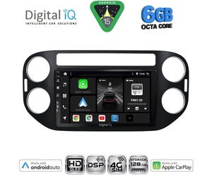 DIGITAL IQ BXF 17760BL_CPAA (9inc) MULTIMEDIA TABLET for VW TIGUAN mod. 2011-2016 (BLACK)