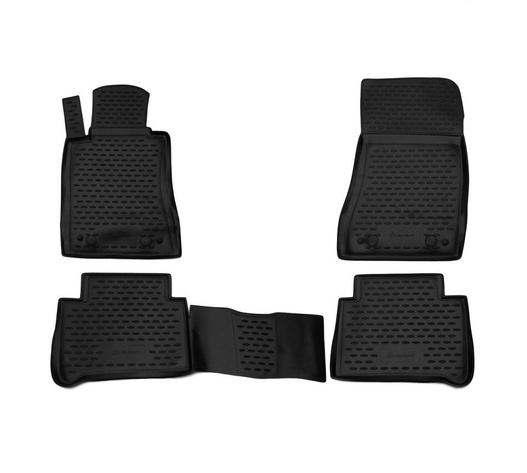 ΠΑΤΑΚΙΑ ΣΕ ΣΚΑΦΗ TPE ΛΑΣΤΙΧΟ ΓΙΑ MERCEDES E CLASS W210 1995-2000 / MERCEDES E CLASS W211 03/2002-02/2009  ΣΕ ΜΑΥΡΟ ΧΡΩΜΑ NOVLINE - 4 ΤΕΜ.