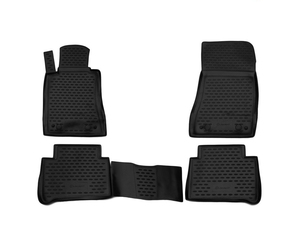 ΠΑΤΑΚΙΑ ΣΕ ΣΚΑΦΗ TPE ΛΑΣΤΙΧΟ ΓΙΑ MERCEDES E CLASS W210 1995-2000 / MERCEDES E CLASS W211 03/2002-02/2009  ΣΕ ΜΑΥΡΟ ΧΡΩΜΑ NOVLINE - 4 ΤΕΜ.