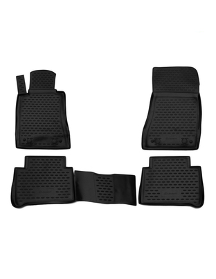 ΠΑΤΑΚΙΑ ΣΕ ΣΚΑΦΗ TPE ΛΑΣΤΙΧΟ ΓΙΑ MERCEDES E CLASS W210 1995-2000 / MERCEDES E CLASS W211 03/2002-02/2009  ΣΕ ΜΑΥΡΟ ΧΡΩΜΑ NOVLINE - 4 ΤΕΜ.