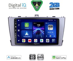 DIGITAL IQ BXC 3705SL_CPAA (9inc) MULTIMEDIA TABLET for TOYOTA AVENSIS (T27) mod. 2009-2015 (SILVER)