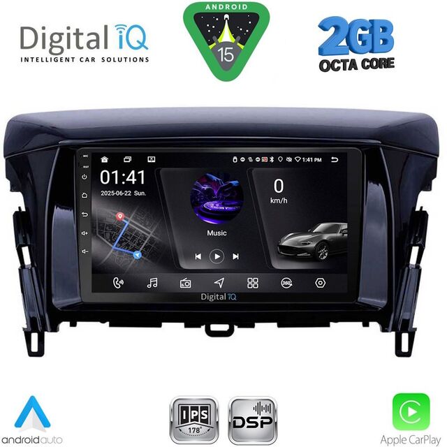 DIGITAL IQ RSF 4432_CPA (9inc) MULTIMEDIA TABLET for MITSUBISHI ECLIPSE CROSS mod. 2018-2026
