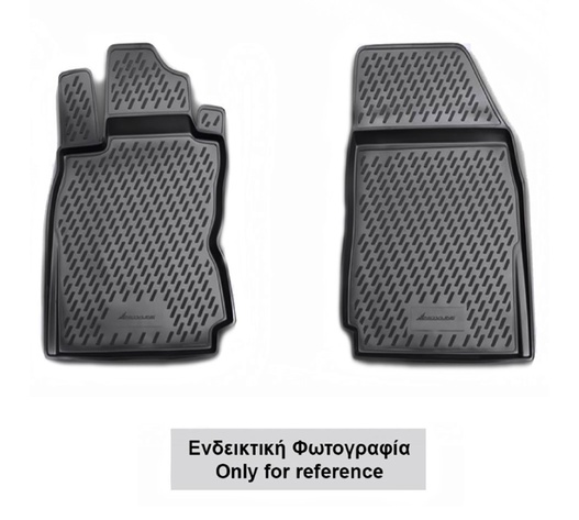 ΠΑΤΑΚΙΑ ΣΕ ΣΚΑΦΗ TPE ΛΑΣΤΙΧΟ ΓΙΑ HYUNDAI H1 2007+  ΣΕ ΜΑΥΡΟ ΧΡΩΜΑ NOVLINE - 2 ΤΕΜ.