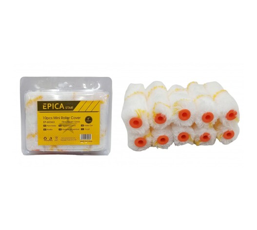 EPICA STAR ΑΝΤΑΛΛΑΚΤΙΚΑ 4''/100mm ΓΙΑ ΡΟΛΟ ΒΑΨΙΜΑΤΟΣ ΣΕΤ 10ΤΜΧ EP-60363