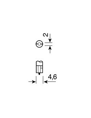 T5 12V ΛΕΥΚΟ 3SMDx1CHIPS HYPER-LED2