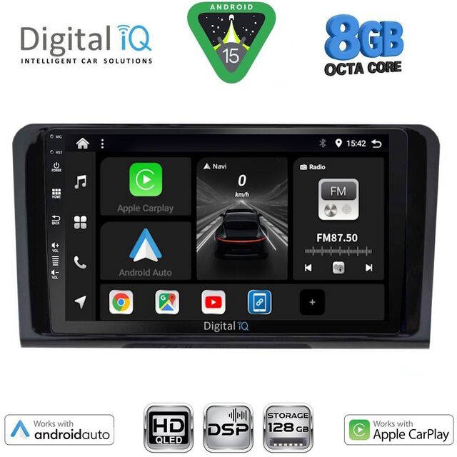 DIGITAL IQ BXF 7414_CPAA (9inc) MULTIMEDIA TABLET for MERCEDES ML (W164) – GL (X164) mod. 2005-2011
