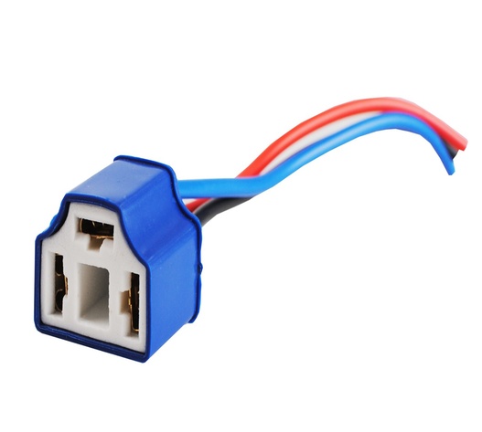 ΑΝΤΑΠΤΟΡΑΣ ΓΙΑ H4 ΛΑΜΠΕΣ 12/24V ME ΚΑΛΩΔΙΟ 110mm