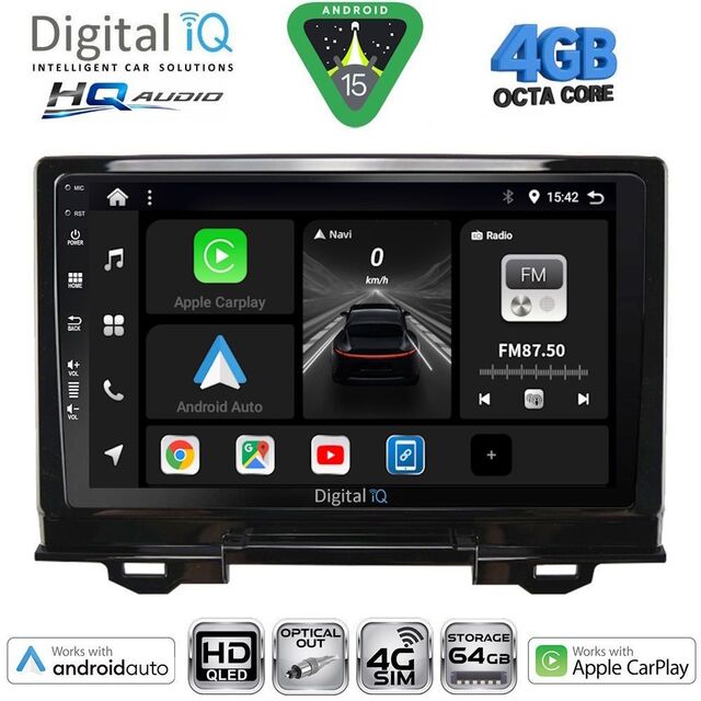DIGITAL IQ BXK 19202A_CPAA (9inc) MULTIMEDIA TABLET for HONDA HRV mod. 202A1-202A6