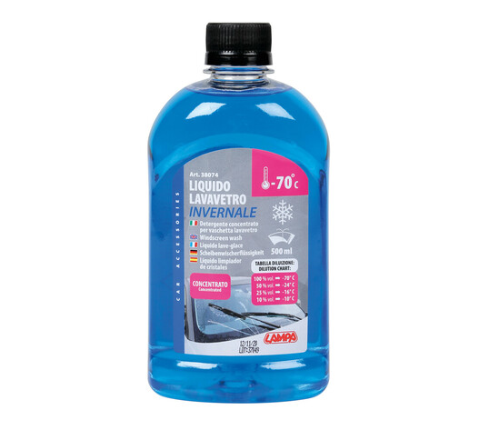 ΥΓΡΟ ΥΑΛΟΚΑΘΑΡΙΣΤΗΡΩΝ SCREEN-WASH INVERNALE -70°C 500ml LAMPA - 1 ΤΕΜ.