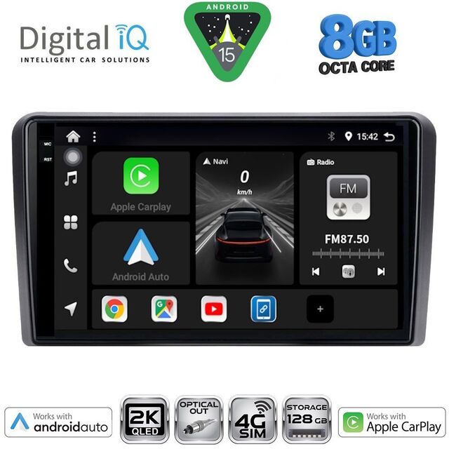 DIGITAL IQ BXK 20180_CPAA (9inc) MULTIMEDIA TABLET for FORD TOURNEO – COURIER mod. 2014-2024