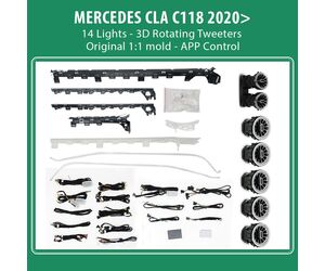 DIQ AMBIENT 8179 A4 - MERCEDES CLA (C118) (Digital iQ Ambient Light for Mercedes CLA (C118) mod. 2020> with 36 Lights)