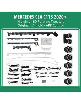 DIQ AMBIENT 8179 A4 - MERCEDES CLA (C118) (Digital iQ Ambient Light for Mercedes CLA (C118) mod. 2020> with 36 Lights)