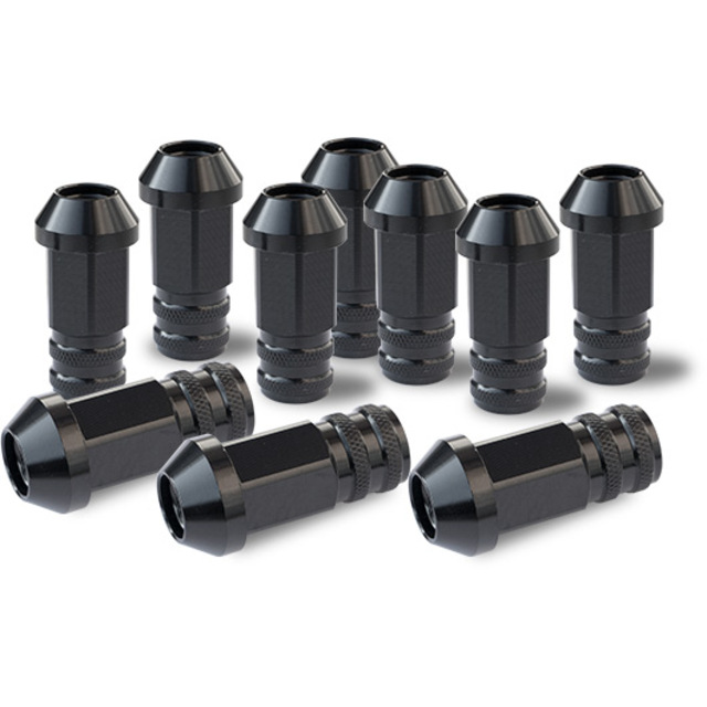 Simoni Racing - ΠΑΞΙΜΑΔΙ ΚΩΝΙΚΟ 12χ1,5 (50mm) (19) ΜΑΥΡΟ 10ΤΕΜ.