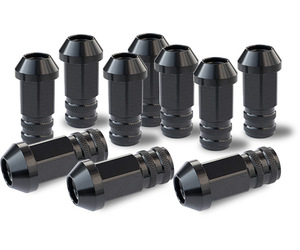 Simoni Racing - ΠΑΞΙΜΑΔΙ ΚΩΝΙΚΟ 12χ1,5 (50mm) (19) ΜΑΥΡΟ 10ΤΕΜ.