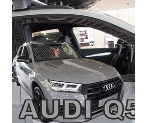 ΑΝΕΜΟΘΡΑΥΣΤΕΣ ΓΙΑ AUDI Q5 5D 2016-2021 ΖΕΥΓΑΡΙ ΑΠΟ ΕΥΚΑΜΠΤΟ ΦΙΜΕ ΠΛΑΣΤΙΚΟ HEKO - 2 ΤΕΜ.